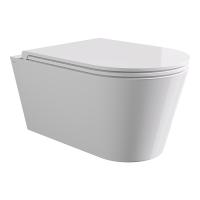 Унитаз подвесной Alice Hide Round 31170101 безободковый, цвет белый