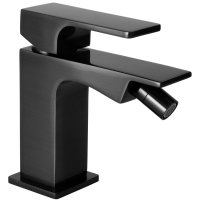 Смеситель Remer Absolute AU22CFP для биде, без донного клапана, черный хром матовый