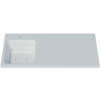 Раковина Madera Kamilla 100 L 4627173210577 на стиральную машину, белая