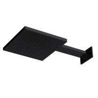 Верхний душ Almar Velvet, 30x30 см, черный матовый