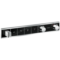 Термостат для 4 потребителей Hansgrohe RainSelect 15357600 Термостат для 4 потребителей Hansgrohe RainSelect 15357600