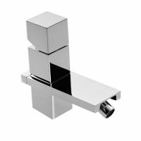 Bossini Bossini Cube Смеситель для биде на 1 отв., с заглушкой 1”1/4, цвет: хром