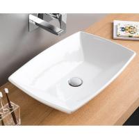 Раковина накладная 60 см ArtCeram Jazz JZL002 01 00, белая.