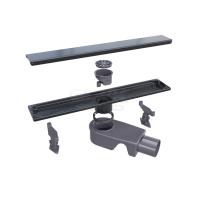 Душевой лоток RGW SDR-20B 47212080-04 с Черной решеткой