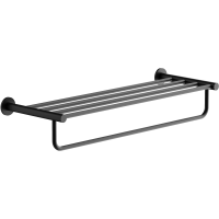 Полка для полотенец Sancos Base SC9028MB 65 см, черный матовый