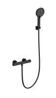 Смеситель для душа с термостатом WONZON & WOGHAND INN 3, черный матовый (WW-B2065-A-MB)