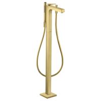 Смеситель Axor Citterio для ванны, напольный, с ручным душем, текстура, цвет: шлифованная медь