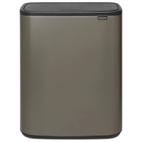 Мусорное ведро Brabantia Bo Touch Bin 221521 30+30 л, платиновое