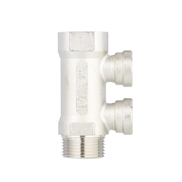 коллектор valtec 1 вр(г) х 2 выхода 1/2 вр(г) х 1 нр(ш) (vtc.550.n.0602)