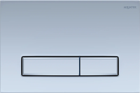 Клавиша для инсталляции Aquatek Slim KDI-0000027 для унитаза, АБС-пластик, никель