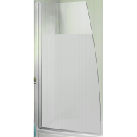 Шторка на ванну Jacob Delafon Serenity 80х145 E4933-GA профиль хром, стекло матовое