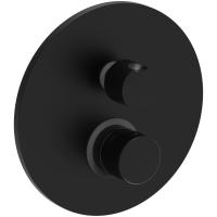 Смеситель Paffoni Jo JO019NO для ванны и душа, встраиваемый, с внутренней частью, черный матовый