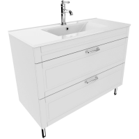 Тумба с раковиной Iddis Oxford 100 OXF10W1i95K Белая
