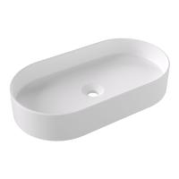 Раковина Alice Hide 31120109 накладная, 65x35 см, Matt White, Bianco Opaco (белый матовый)