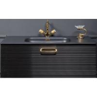 Тумба под раковину Boheme Armadi Art Vallessi Avangarde Linea 100 842-100-BG подвесная Черная Золото