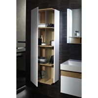 Шкаф пенал Jacob Delafon Terrace 50 L EB1179G-G1C подвесной Белый глянцевый