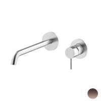 Смеситель Newform X-STEEL 316 69630EX.59.067 для раковины, встраиваемый, излив: 23.9 см., PVD Brushed copper bronze