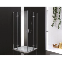 Душевой уголок Cezares Bergamo 90x90 BERGAMO-W-A-2-90-C-Cr профиль Хром стекло прозрачное