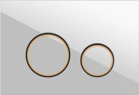 Кнопка для инсталляции Cersanit Link 63535 цвет белый матовая