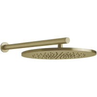 Верхний душ Gessi Gessi316 54148#727 Ø355 мм, с кронштейном, цвет Brass Brushed PVD
