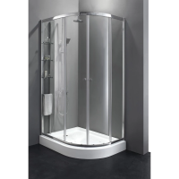 Душевой уголок Cezares Anima 120x100 L ANIMA-W-RH-2-120/100-C-Cr-L профиль Хром стекло прозрачное