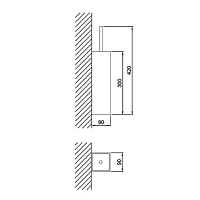 Ёршик для унитаза Fantini Young 96 93 7610K1 матовая сталь