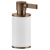Дозатор Gessi INCISO 58537#708 белый/браш.Медный PVD