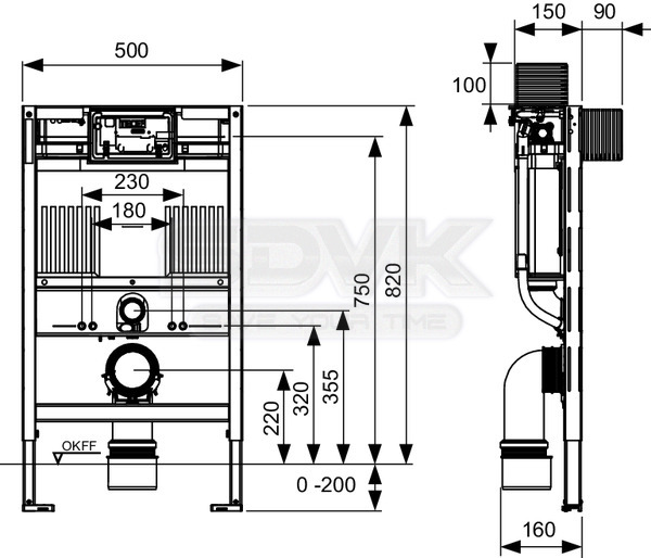 инсталяции в туалет tece teceprofil 9300380