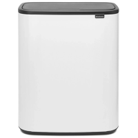 Мусорное ведро Brabantia Bo Touch Bin 221408 30+30 л, белое