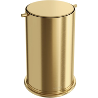 Мусорное ведро Boheme 10916-MG с вращающейся крышкой, золотой матовый