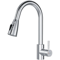 Смеситель для кухни AM.PM X-Joy S F85B07500 CoolStart, с выдвижным изливом, хром