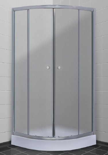 Душевой уголок Timo TL 80×80 TL-8001F профиль хром, стекло матовое
