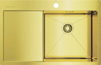 Мойка кухонная Omoikiri Akisame 78-LG-R светлое золото Мойка кухонная Omoikiri Akisame 78-LG-R светлое золото
