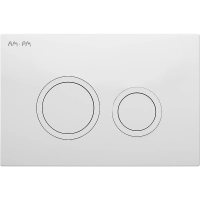 Клавиша смыва AM.PM ErgoFit L I110101 Белая глянцевая