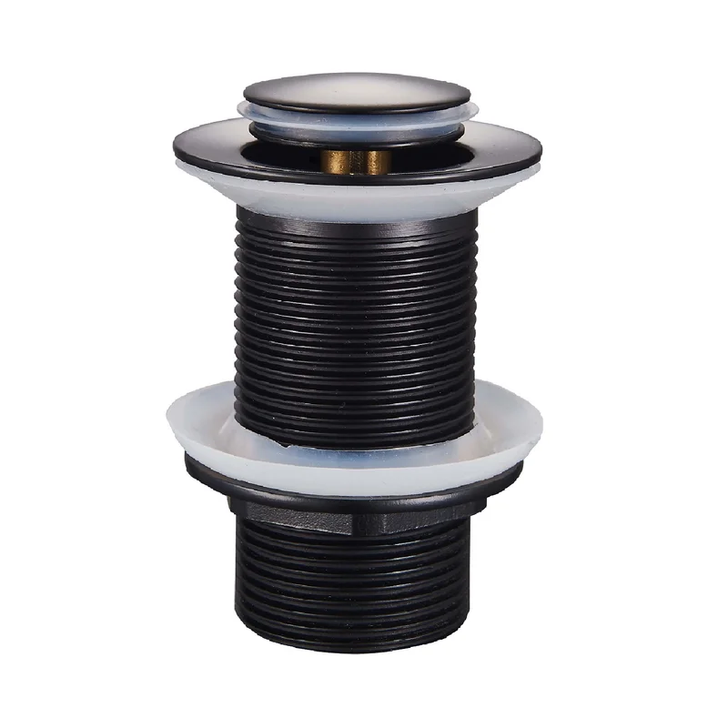 Донный клапан Raglo R600 R600.04.06 для раковины, без перелива, черный