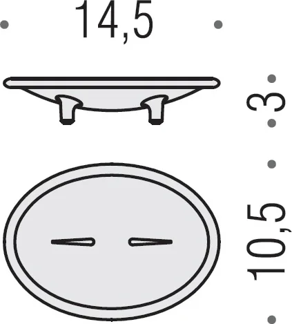 Мыльница Colombo Design Khala В1840.000