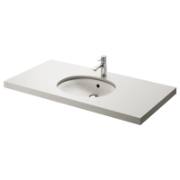 Раковина TOTO Public LW764Y#XW встраиваемая, 54x46 см, белая