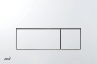 Кнопка для инсталляции AlcaPlast Thin M571 для унитаза, пластиковая, хром