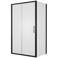 Душевой уголок Bravat Black Line 120×80 BS120.3101B профиль черный, стекло прозрачное