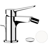 Смеситель Remer Slash SL20BO для биде, с донным клапаном, белый матовый