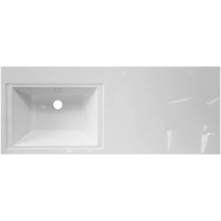 Раковина Style Line Даллас СС-00000541 над стиральной машиной, 130.2x48.2 см, белая