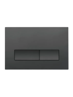 Кнопка смыва для инсталляции Agger APB0244 для унитаза, пластик, цвет матовый черный