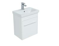Тумба под раковину Aquanet Августа 50 (Moduo Slim) белый (ручки хром), 00274015