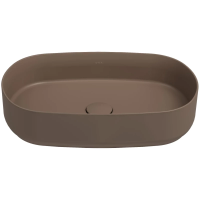Раковина Isvea Infinity 10NF65055SV-2H накладная, 55x36 см, коричневый матовый