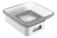 Мыльница Boheme Q 10943-MW Белая матовая Мыльница Boheme Q 10943-MW Белая матовая