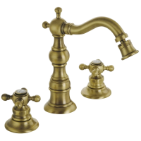 Смеситель Migliore Arcadia 18376 для биде, на 3 отверстия с донным клапаном, бронза