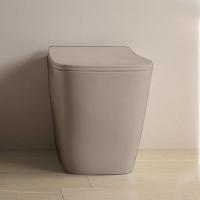 Artceram A16 Унитаз напольный, 52,5х36см, безободковый, слив универсальный, с крепежом, цвет: matera