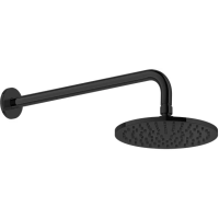 Верхний душ Gessi Emporio 47382#299 Ø201#5 мм, с кронштейном, цвет черный XL