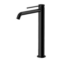 Смеситель для раковины Gattoni Circle Two 9148/91NO высокий, черный матовый