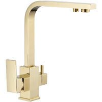 Смеситель Savol S-L1807B для кухни, с подключением к фильтру, цвет золото